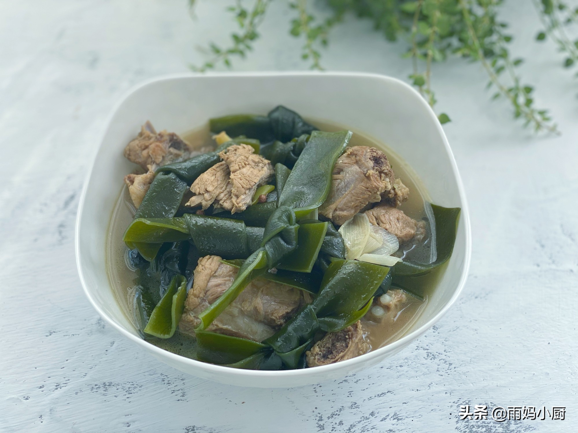 海带结煲排骨汤的做法大全,海带结炖排骨汤怎么炖最好喝