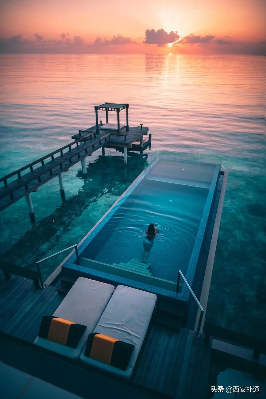 西安空中无边泳池,西安高新空中游泳池