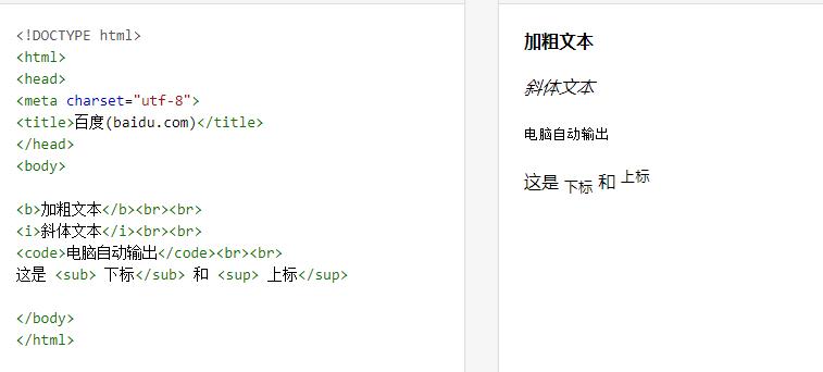 html文本格式化标签,html快捷格式化