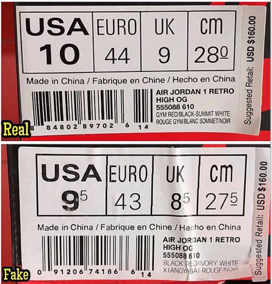 aj1黑红脚趾,aj黑红脚趾鞋带