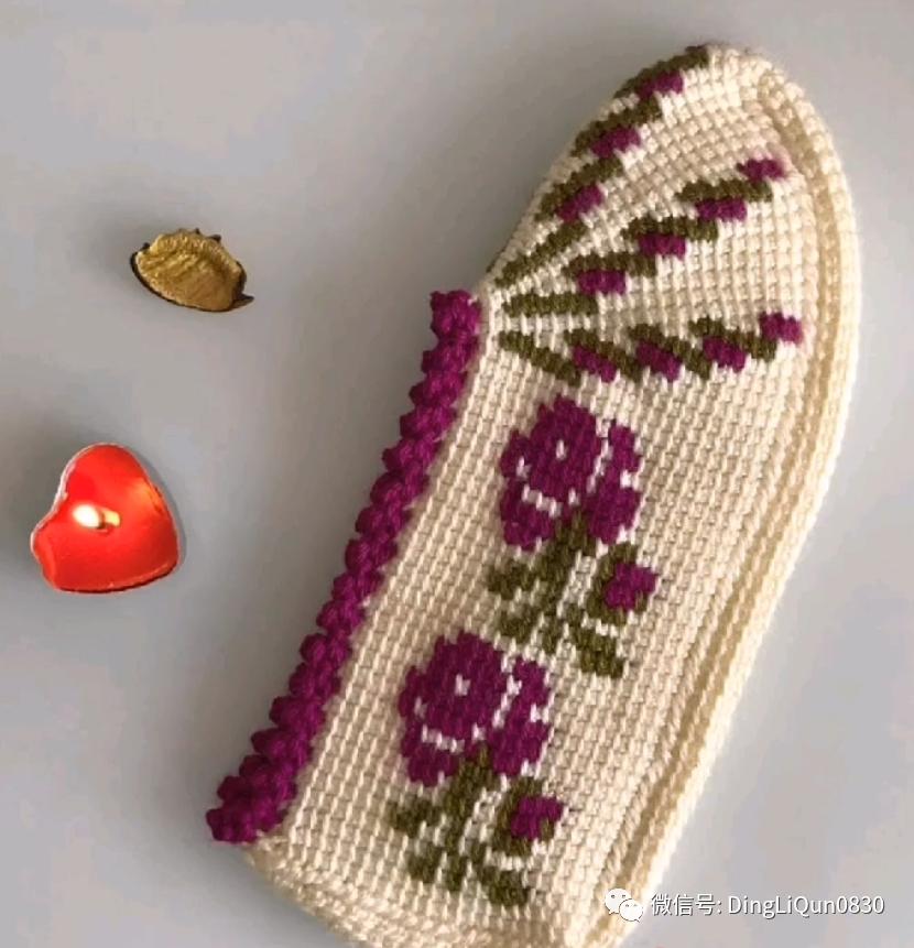 波西米亚风手工编织鞋子,针织作品50款