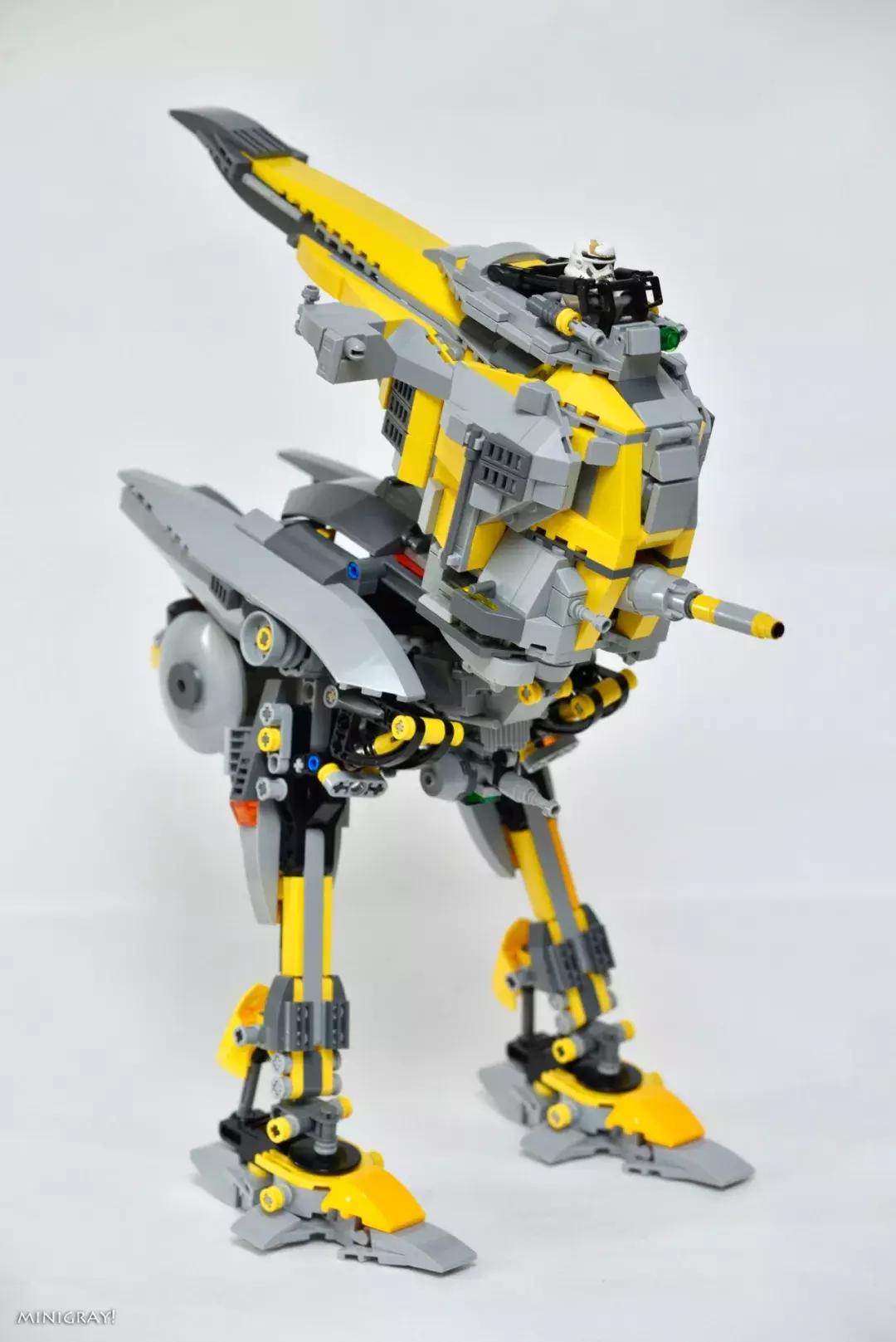 lego乐高moc作品欣赏迷你机甲系列,lego乐高小世界