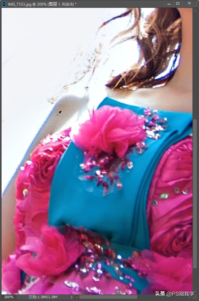 photoshop如何消除斑点,photoshop怎么消除图上的物体