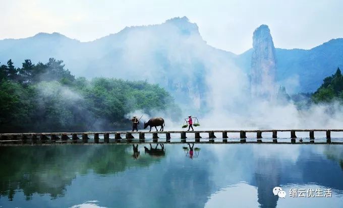 美哭了宛若人间仙境,缙云人间仙境
