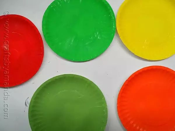 纸盘幼儿创意手工简单又漂亮,一次性纸盘特色美工作品小班