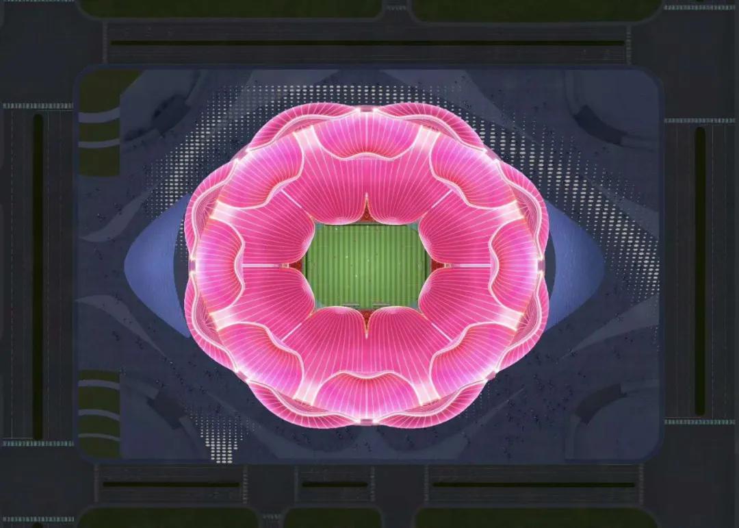 许家印亲自设计的恒大足球,许家印120亿打造莲花形足球场