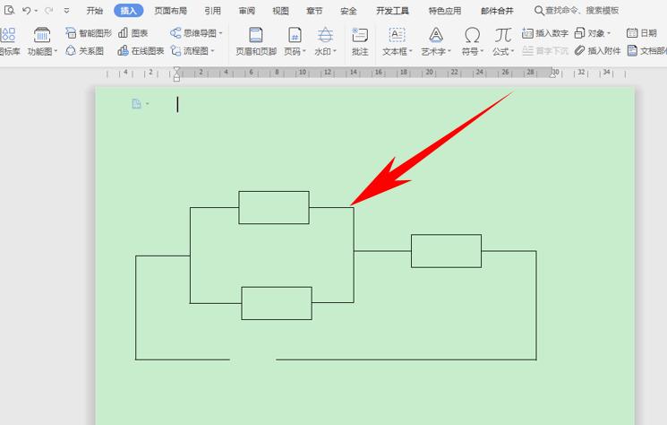 word电路图怎么画简单方法,word如何画电路图