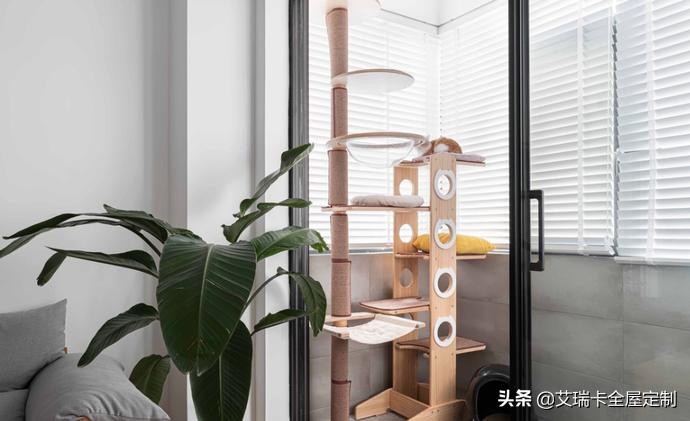 现代风格全屋定制柜子,简约风全屋柜子白色设计