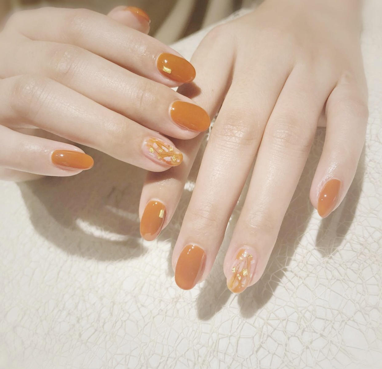 美甲款式推荐晕染美甲,渐变晕染金箔贝壳珍珠美甲黑白