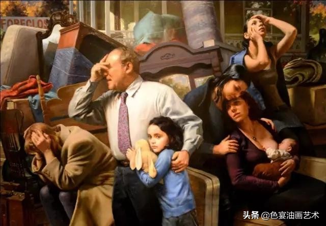 美国当代印象派风景油画,美国风景油画教学视频