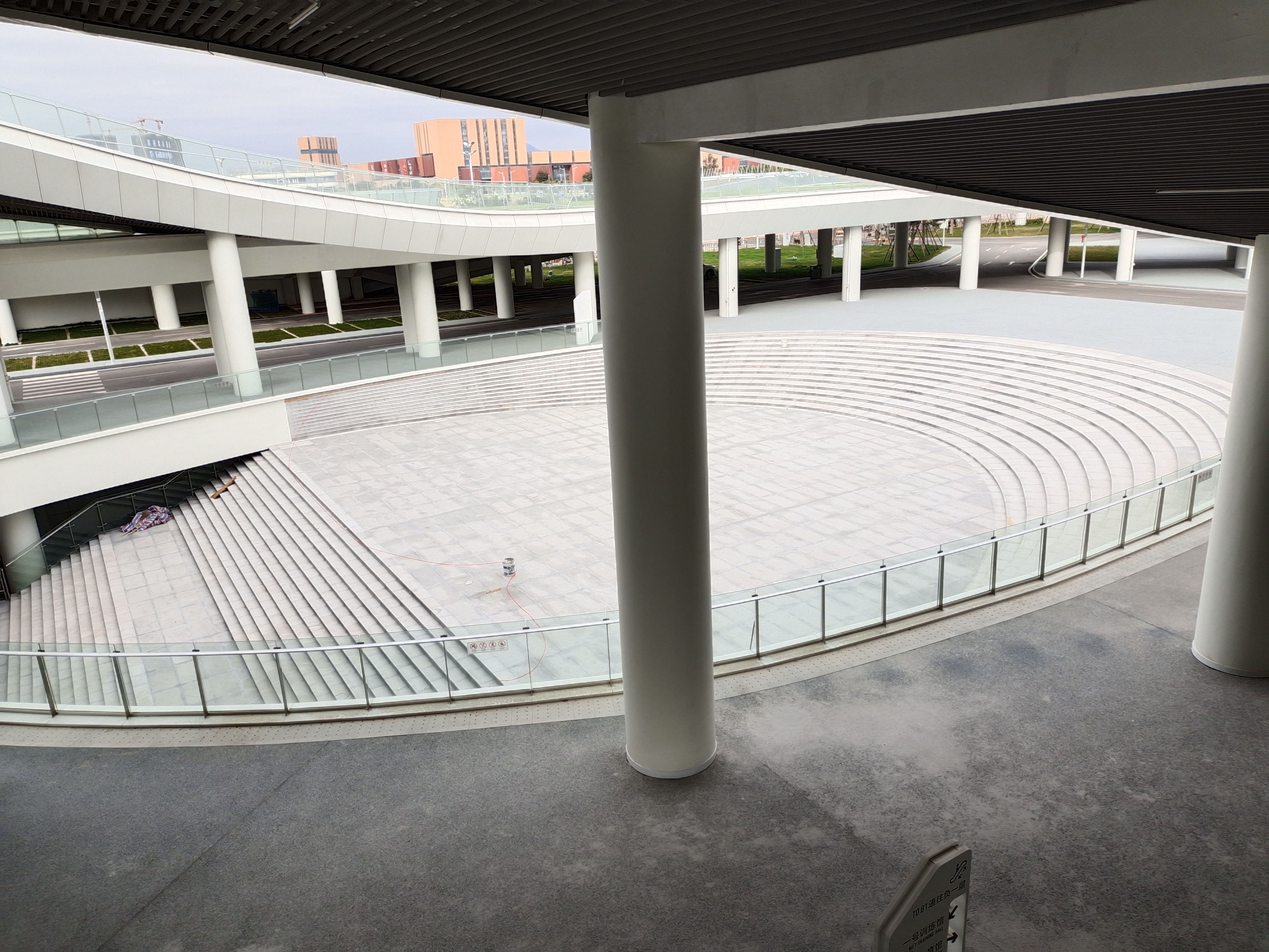 晋江市第二体育中心参观,晋江市第二体育馆全景