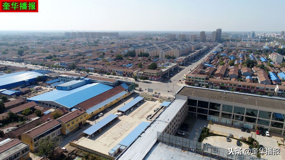 航拍武城职专,山东德州武城县城