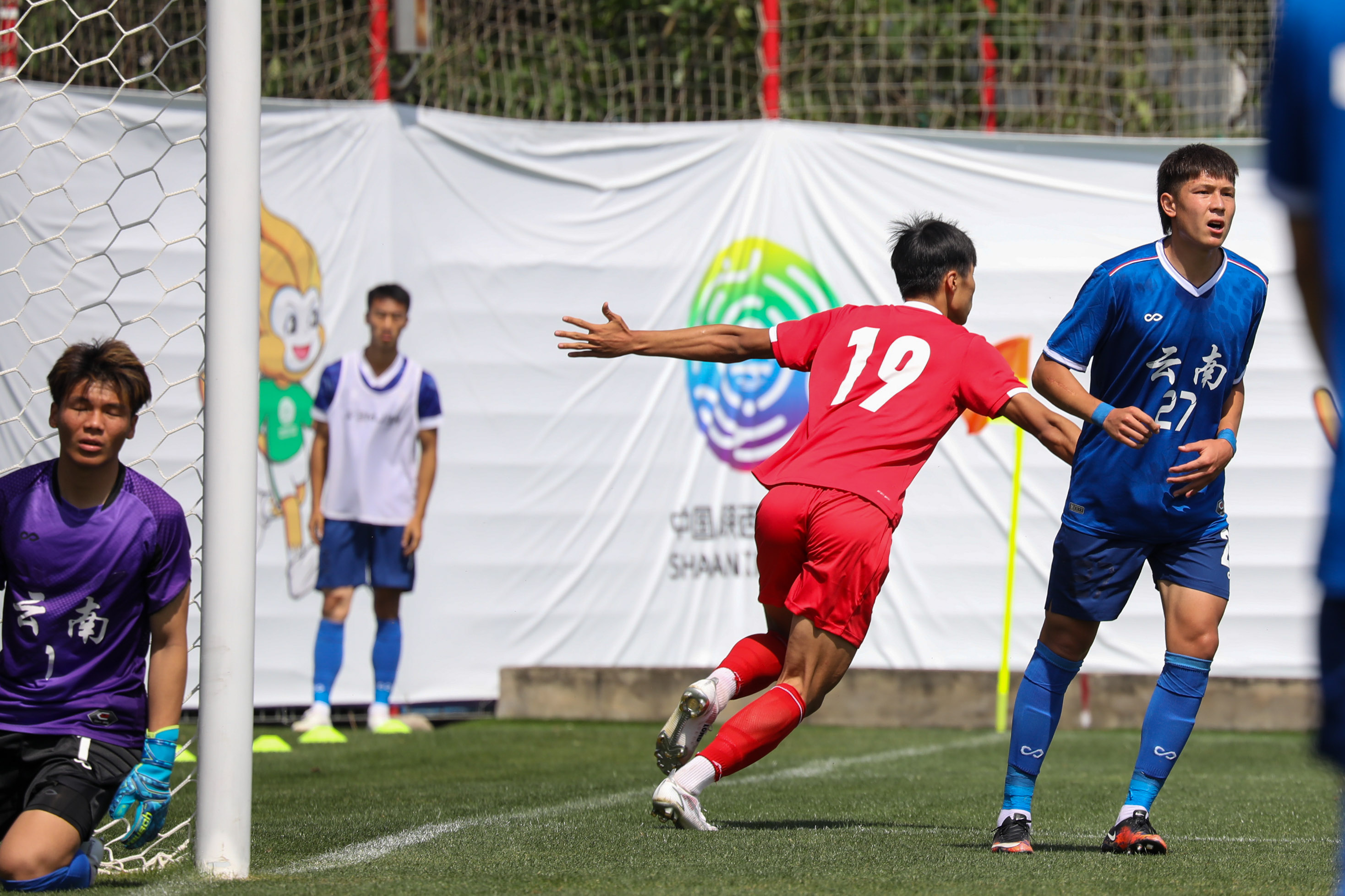 广东全运u18男足战况,半场国足0-1落后澳大利亚