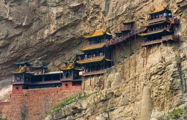 山西悬崖上发现一座千年悬空寺,山西悬空寺发现黑科技