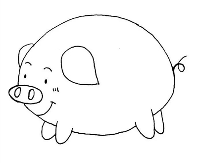 可爱猪怎么画？手把手教你画不同形态的猪，愿猪年诸事顺利！