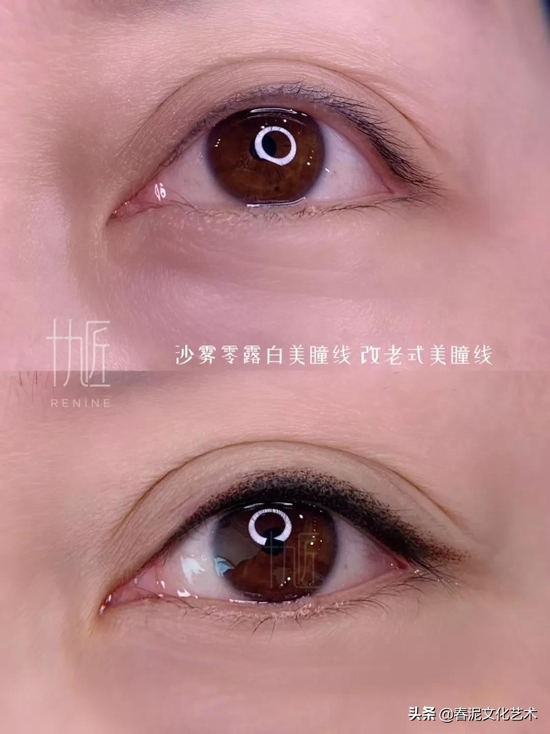 蓝色美瞳线变蓝怎么处理,美瞳线如何留色更好