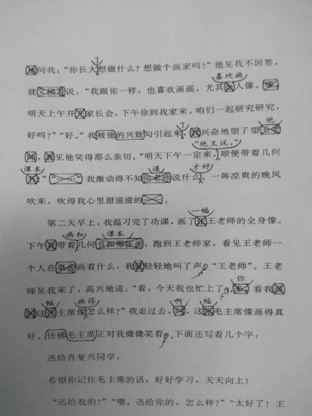 肖复兴的一张画像,肖复兴的一幅画像修改版