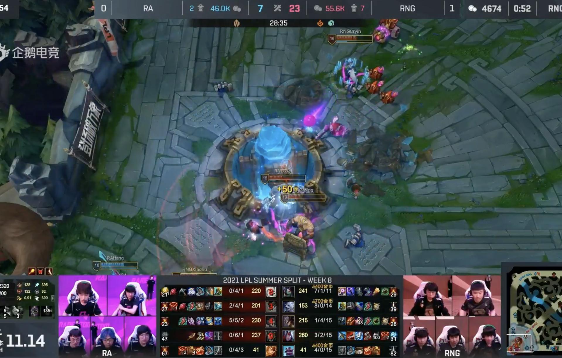 rng22年世界赛,rng2比0完胜lgd赛后采访