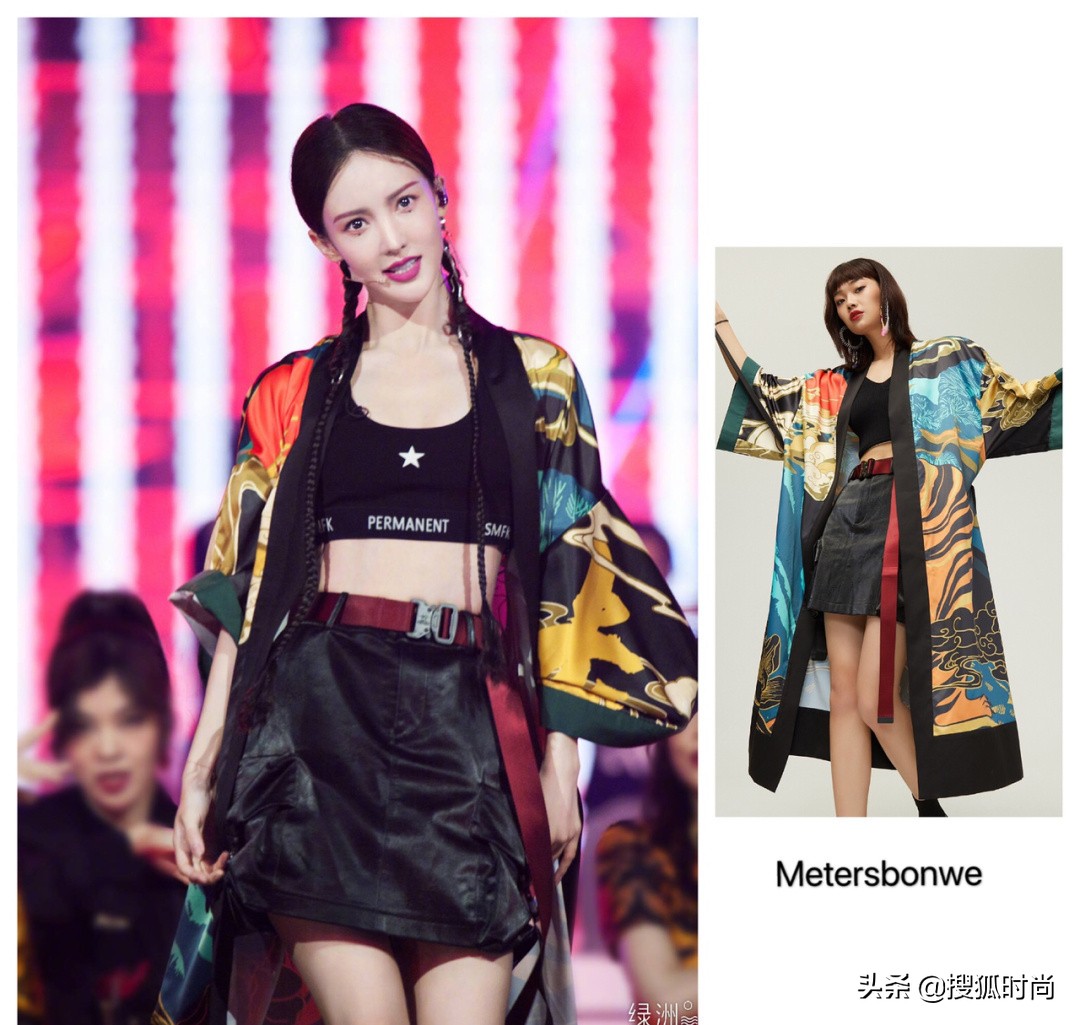 金晨红色吊带裙跳舞,金晨黑裙露背跳舞