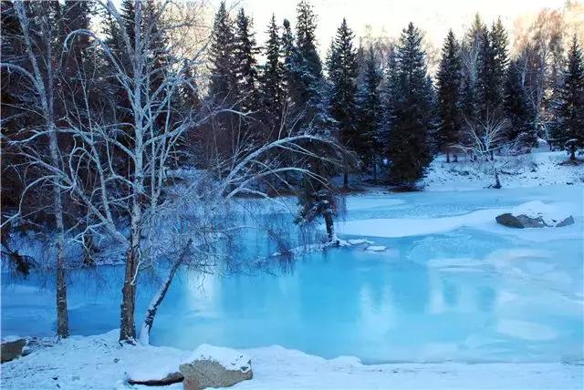 冬天的阿勒泰冰雪,冬天的雪冰雪奇缘