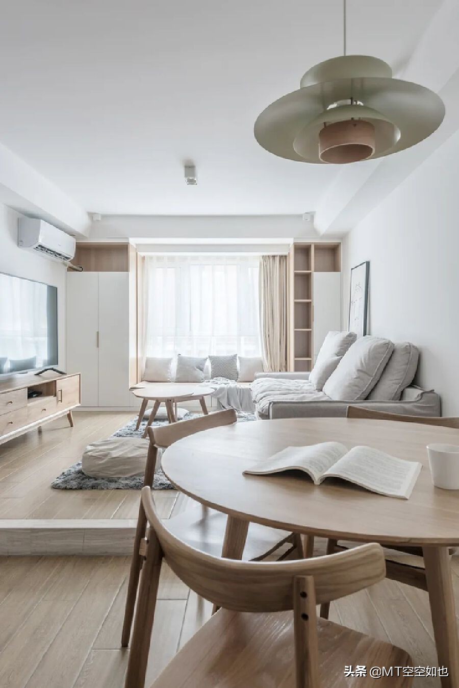 原木风空间营造的温馨气质,原木清爽灵动空间