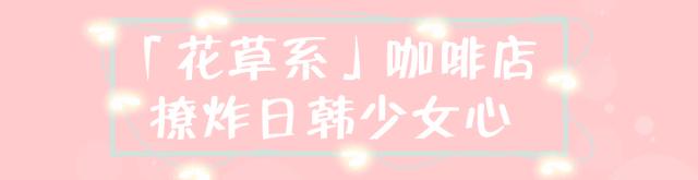 撩炸日韩少女心!风靡韩国的「花草系」咖啡店,韩国明星都爱去!