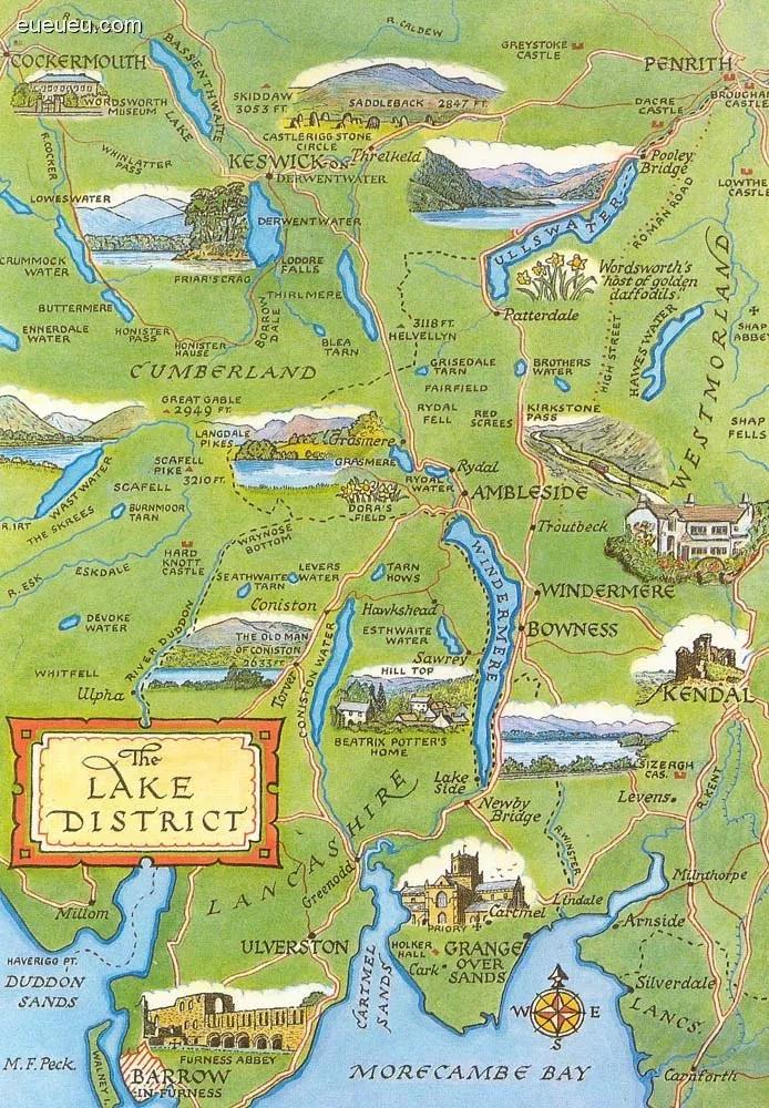 英国最美丽的湖,英国最美湖景