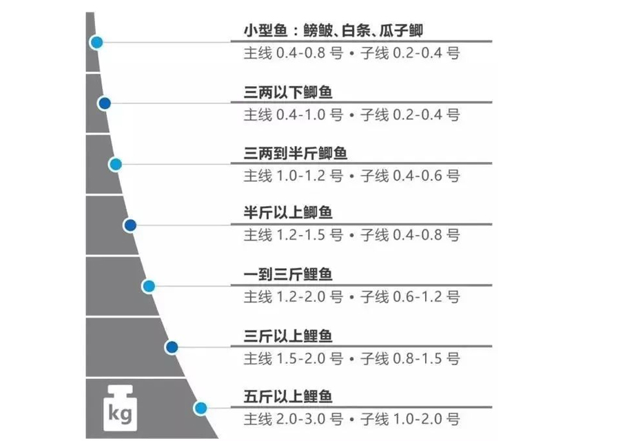 全套鱼线怎么看长短,新手怎么样挑选鱼钩和鱼线