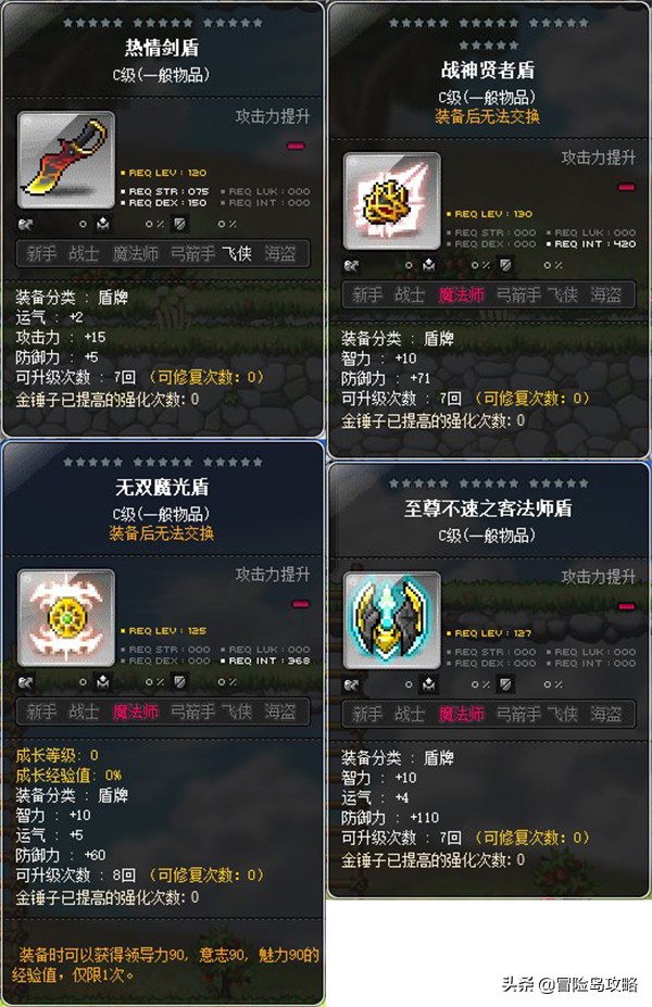 冒险岛看战力,冒险岛平民装备搭配推荐