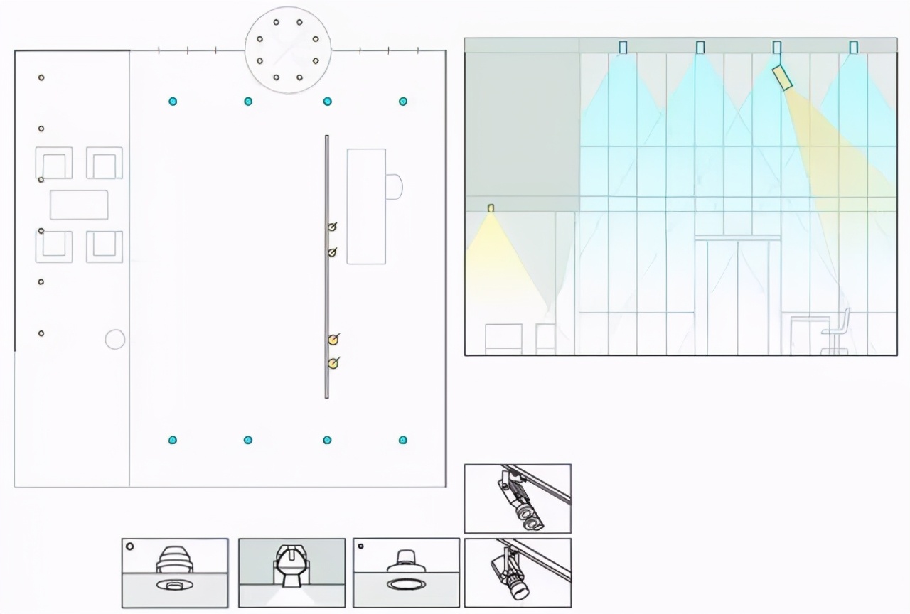 办公楼前照明灯设计,写字楼室内照明灯