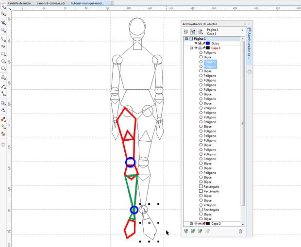 cdr服装设计人体模型画法教程,cdr教程印花服装设计