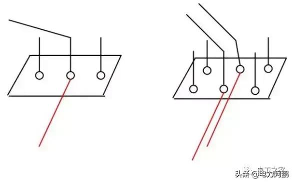 双控三控开关实物布局图,三开双控做单控使用如何接线