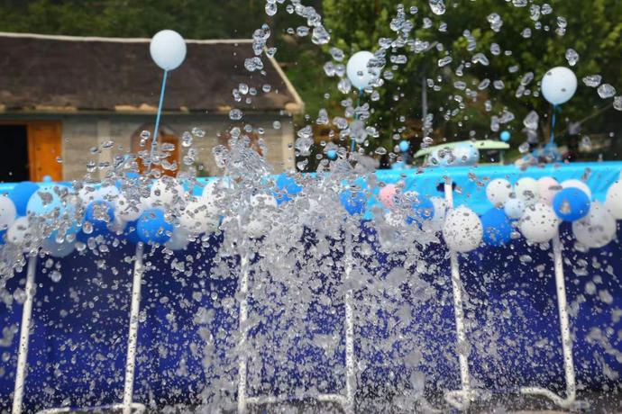 山东蒙山燕峪景区首届电音泼水节嗨爆启幕