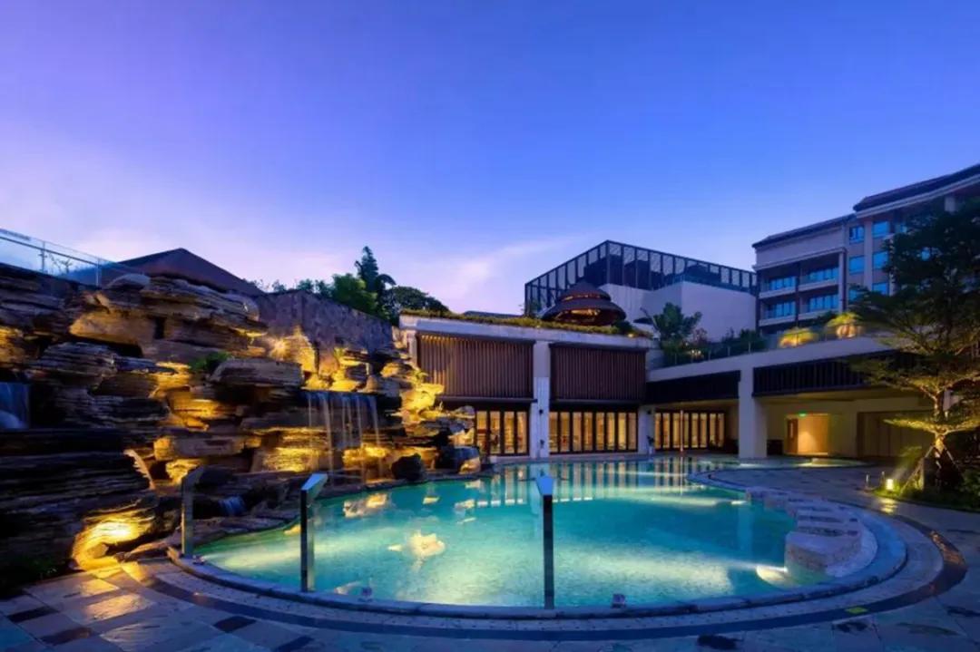 海南温泉酒店亲子游,海南金色阳光温泉度假酒店