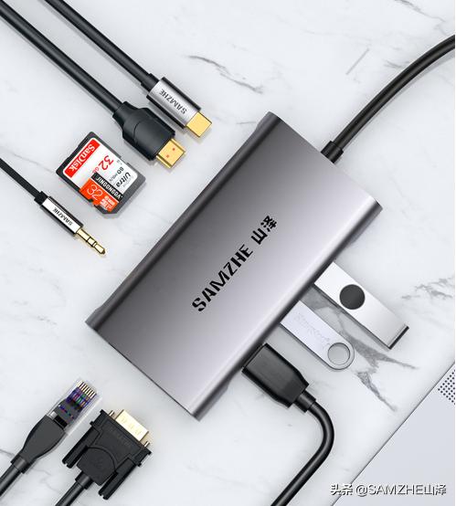 电脑扩展坞连接扩展坞,电脑接口不够用扩展坞来帮你