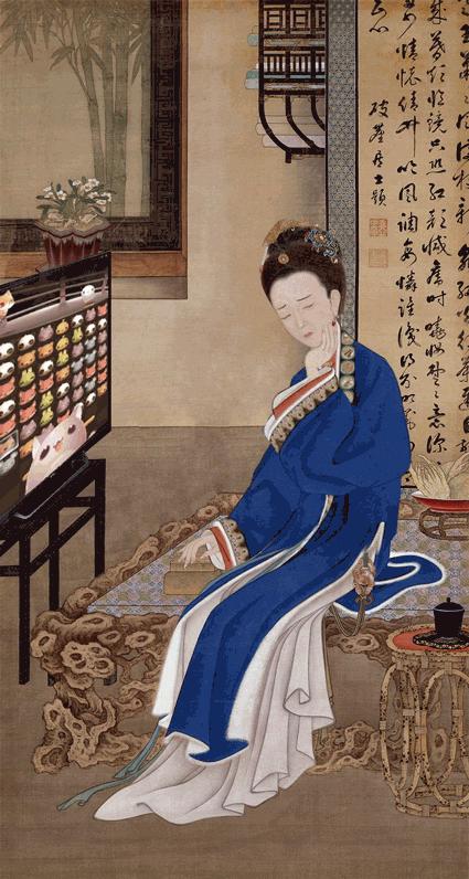 古画复活的视频,古画复活山水视频