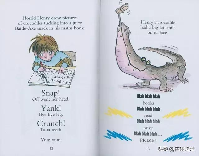 风靡欧美20年，HorridHenry淘气亨利·外国经典小说PDF+音视频