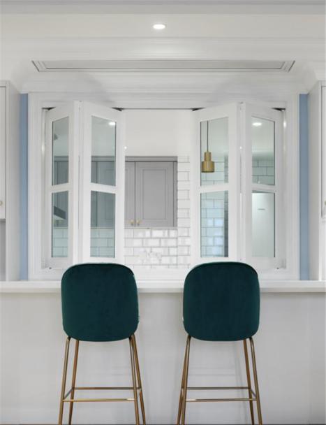 小户型开放式厨房怎么避免油烟,厨房餐厅一体半开放式厨房防油烟