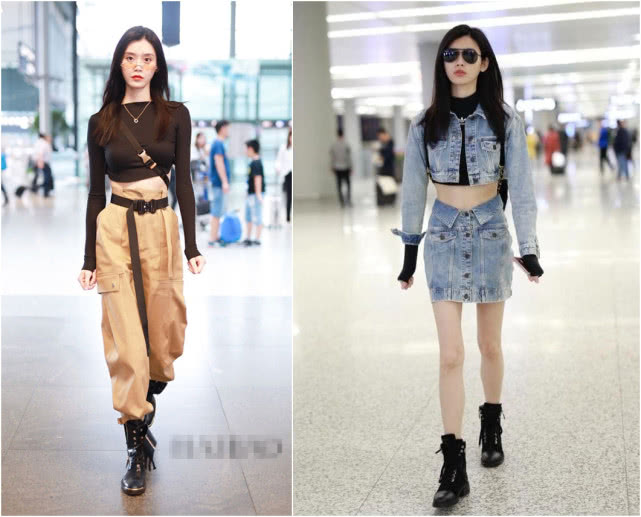 何穗杨幂穿的什么,杨幂黑色蓬蓬裙穿搭