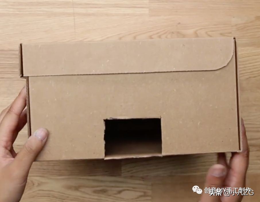 快递盒鞋盒旧物改造,快递盒改造鞋盒