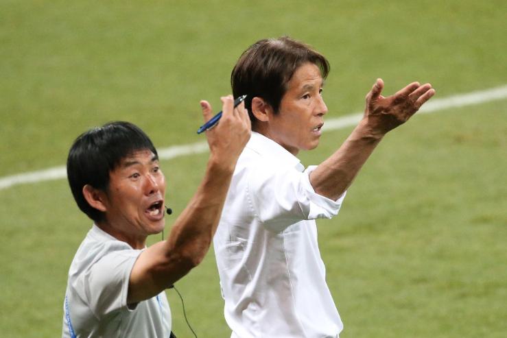 韩日世界杯韩国主教练,日韩籍主教练