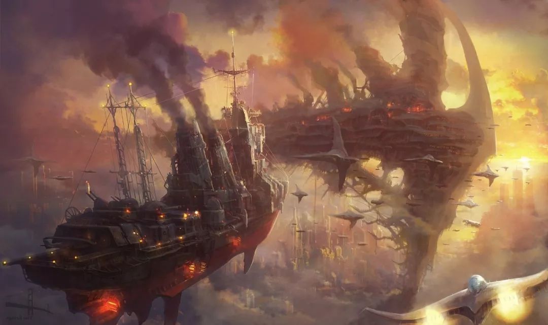 蒸汽朋克风创意美术,蒸汽朋克幻想风格