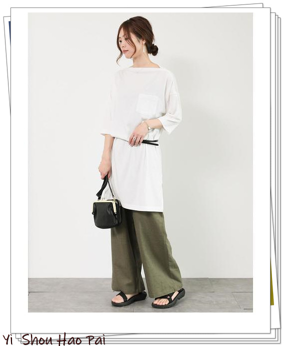 日系原单亚麻阔腿裤,亚麻阔腿裤穿搭夏季女正式场合