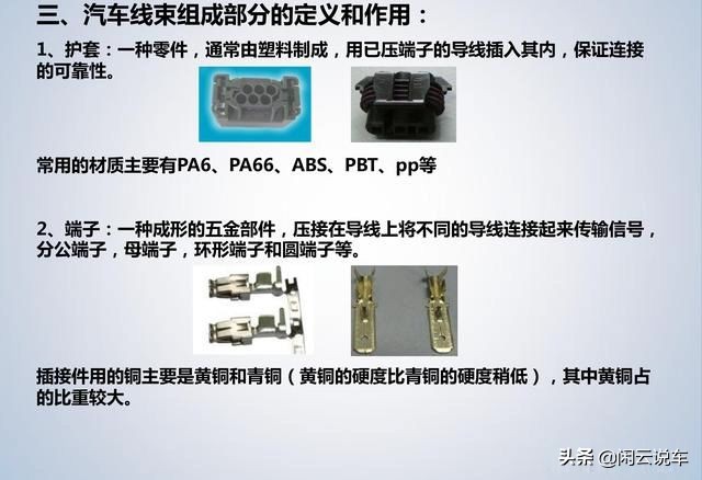 汽车线束端子,汽车线束厂家