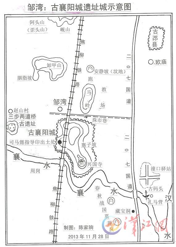 襄阳哪边是襄城和樊城,襄阳和三国有关的地名