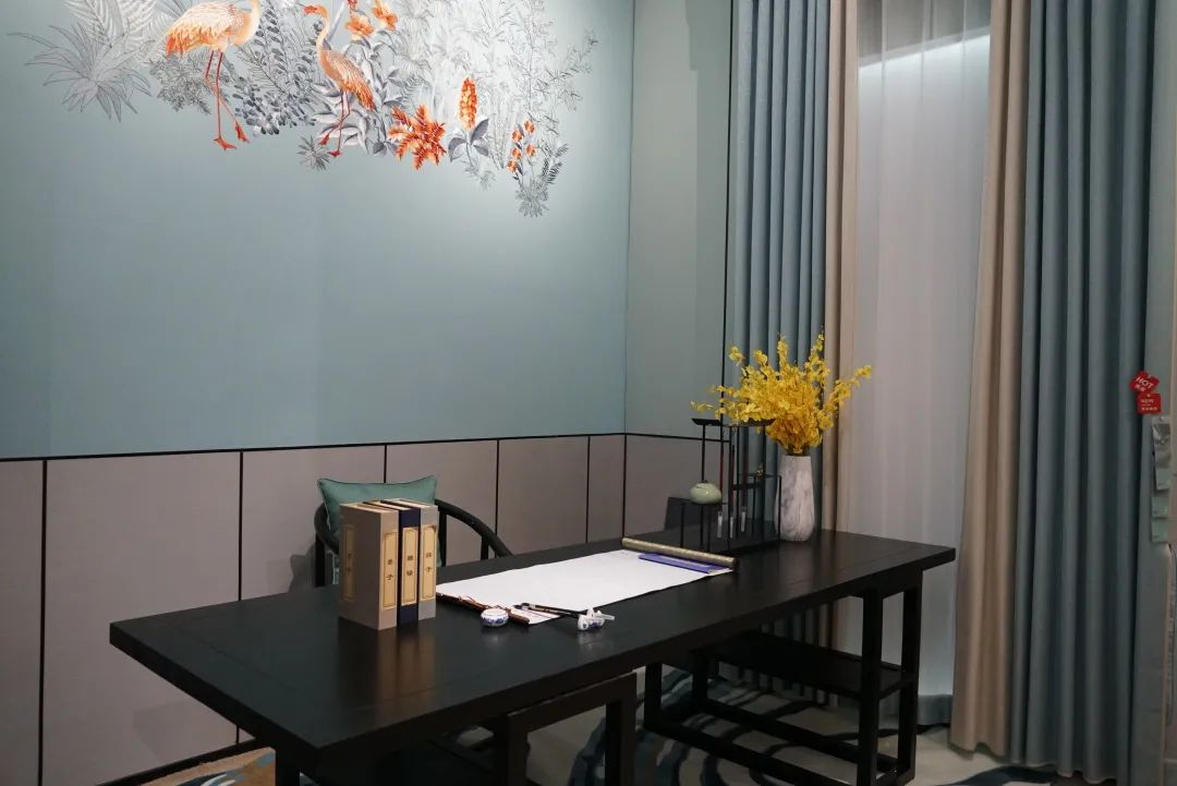 刺绣墙布独绣,中式刺绣墙布效果图