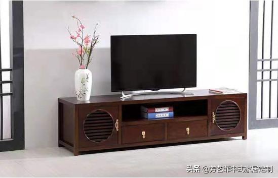 新中式家具客厅布置,新中式家具打柜子效果图