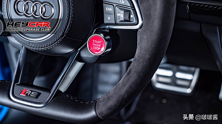 奥迪rs6方向盘,奥迪rs6赛道模式按键改装