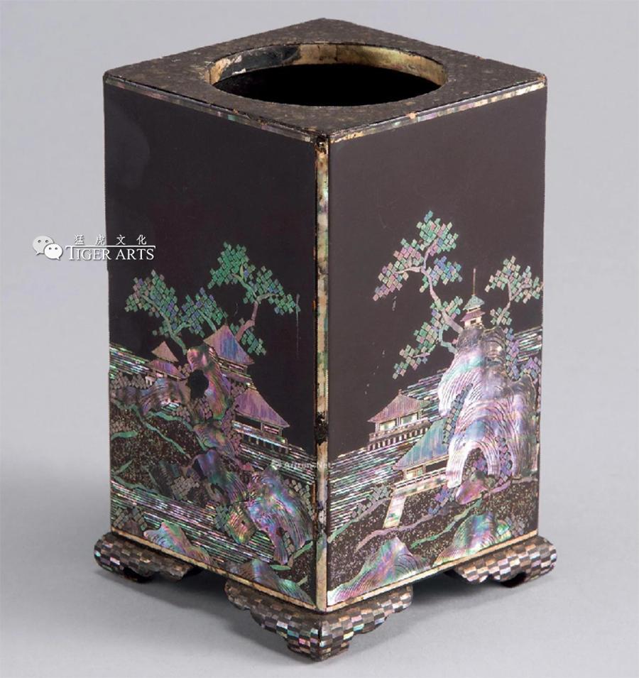 笔筒文艺中式,笔筒竹子论语