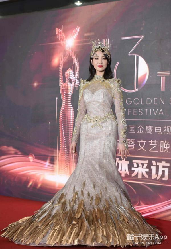 金鹰开幕式谭松韵宋茜,宋茜金鹰造型被嘲土肥圆